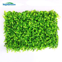 Artificial Green Plant And Flowers Wall For Decoration